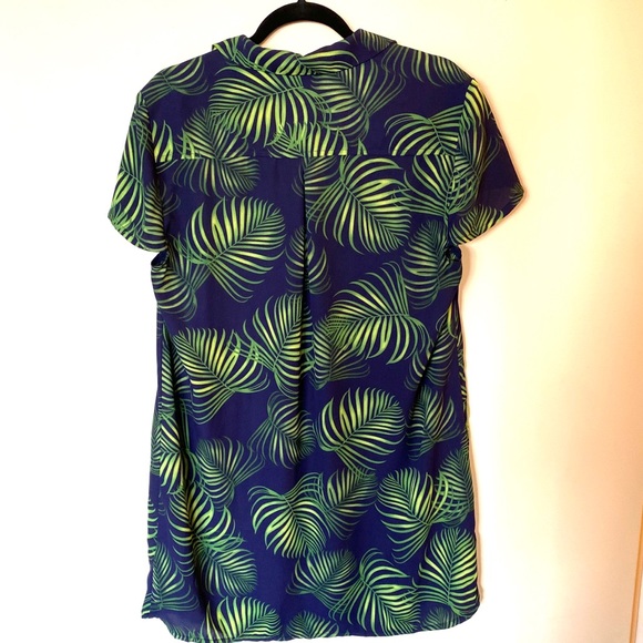 Tropical shirt dress size xl - Picture 2 of 3